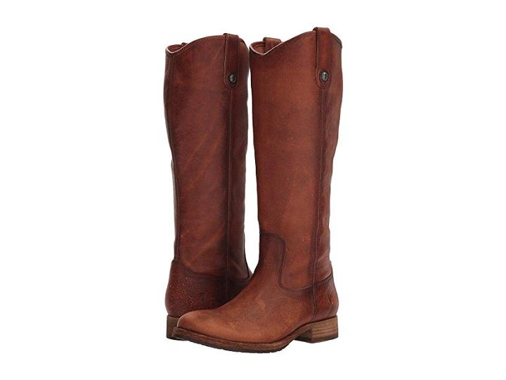 Frye Melissa Button Lug Tall (cognac) Women's Boots