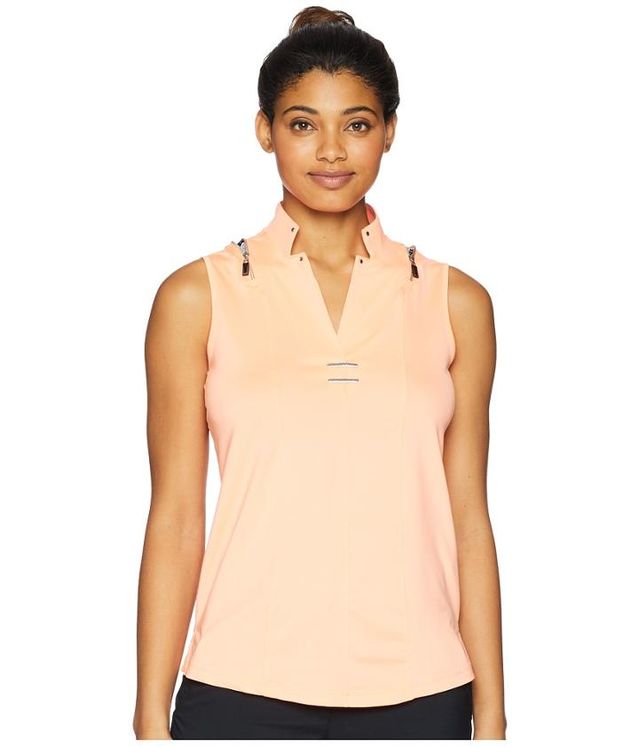 Jamie Sadock Anaconda Sleeveless Top (passion) Women's Sleeveless
