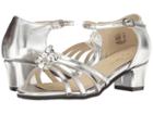 Pazitos Stardust Sandal (little Kid/big Kid) (silver) Girls Shoes