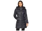 Save The Duck Long Hooded Basic (black) Women's Coat