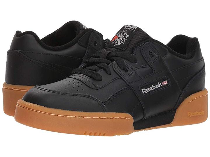 Reebok Kids Workout Plus (big Kid) (black/gum) Kids Shoes