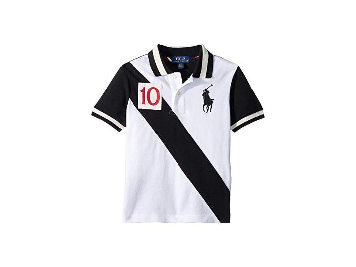 Polo Ralph Lauren Kids Cotton Mesh Polo Shirt (toddler) (white) Boy's Clothing