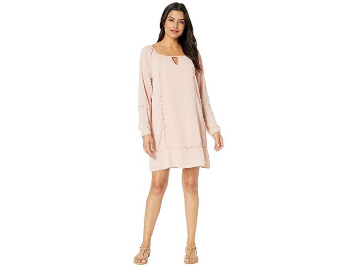 Wrangler Western Fashion Tunic Dress (pink) Women's Dress