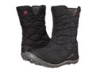 Columbia Kids Minxtm Slip Omni-heattm Waterproof Boot (little Kid/big Kid) (black/glamour) Girls Shoes