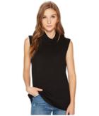 Bb Dakota Tulane Soft Knit Crossover Top (black) Women's Clothing
