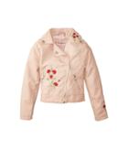 Urban Republic Kids Devin Faux Leather Embroidered Moto (little Kids/big Kids) (rose Smoke) Girl's Jacket