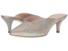 Loeffler Randall Juno Kitten Heel Mule (rainbow Lame) Women's Shoes
