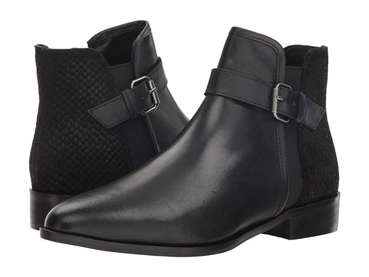 Kenneth Cole Reaction Loop 2 Nite (black Leather/embossed Leather) Women's Shoes