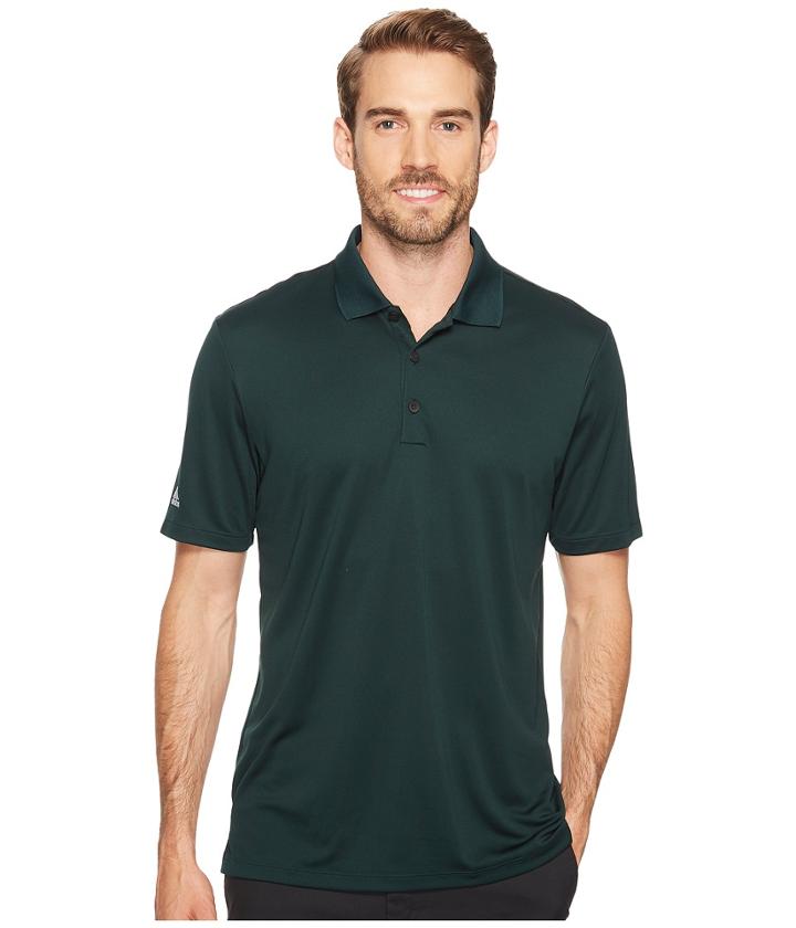 Adidas Golf Performance Polo (green Night) Men's Clothing