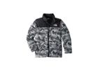 The North Face Kids Nuptse Down Jacket (little Kids/big Kids) (tnf Black Textured Camo Print) Boy's Coat