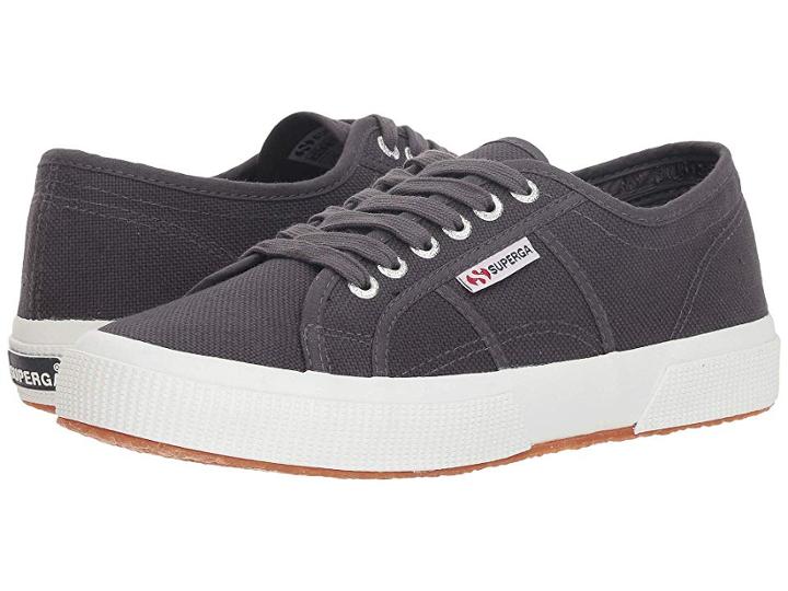 Superga 2750 Cotu Classic Sneaker (dark Grey) Lace Up Casual Shoes