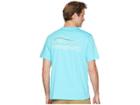 Vineyard Vines Short Sleeve Tuna Hook Pocket Tee (turquoise) Men's T Shirt