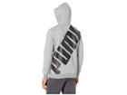 Puma Big Logo Full Zip Hoodie (medium Grey Heather) Men's Sweatshirt