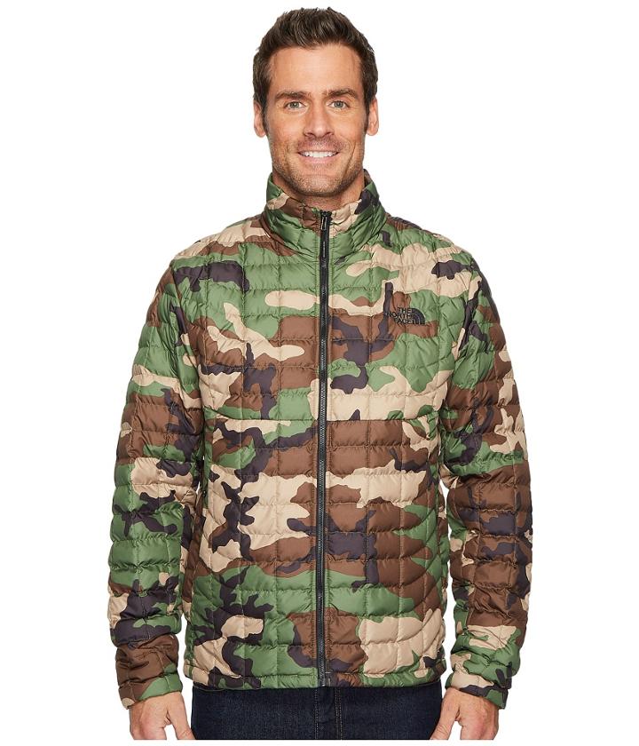 The North Face Thermoball Jacket (terrarium Green Woodland Camo Print) Men's Coat