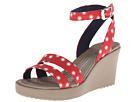 Crocs - Leigh Graphic Wedge (red/white)
