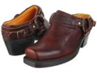 Frye Belted Harness Mule (chestnut Leather) Women's Boots