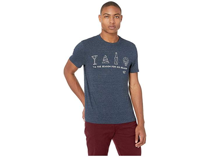 Original Penguin Tis The Season Tee (dark Sapphire) Men's T Shirt