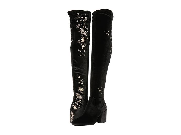 Ash Eros (black Stretch Velvet) Women's Shoes