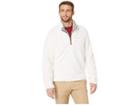 True Grit Frosty Tipped Pile 1/4 Zip Pullover (ivory) Men's Clothing