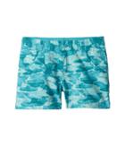 Columbia Kids Silver Ridge Printed Shorts (little Kids/big Kids) (geyser Camo Print) Girl's Shorts