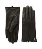 Cole Haan Deerskin Single Point Gloves (black) Dress Gloves