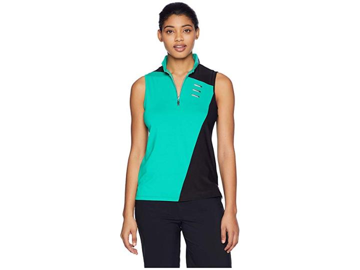 Jamie Sadock Sleeveless Top (emerald City) Women's Clothing