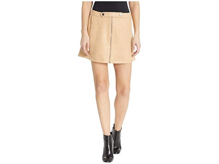 Jack By Bb Dakota Lady Crush Faux Suede Skirt (sienna) Women's Skirt