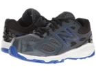New Balance Kids Kr680v3 (little Kid/big Kid) (grey/blue) Boys Shoes