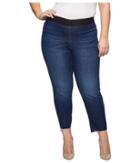 Karen Kane Plus Plus Size Step Hem Jeggings (denim) Women's Casual Pants