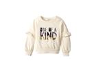 Peek One Of A Kind Sweatshirt (toddler/little Kids/big Kids) (cream) Girl's Sweatshirt