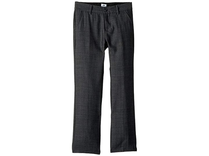 Janie And Jack Linen Suit Pants (toddler/little Kids/big Kids) (grey) Boy's Casual Pants