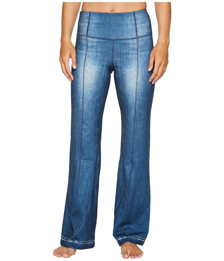 Lucy Indigo Flare Pants (dark Indigo) Women's Casual Pants