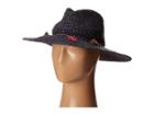 Echo Design Jewelry Tassel Panama Beach Hat (navy) Caps