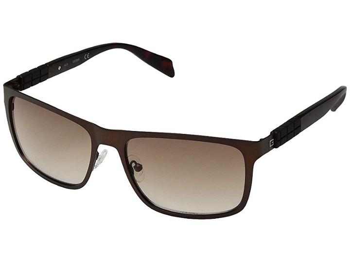 Guess Gf0169 (matte Dark Brown/gradient Brown) Fashion Sunglasses