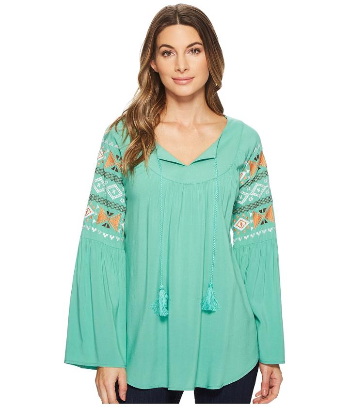 Ariat Julietta Top (arctic Glacier) Women's Long Sleeve Pullover