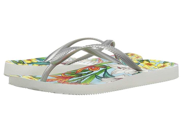 Vionic Beach Noosa (light Blue Floral/silver) Women's Sandals