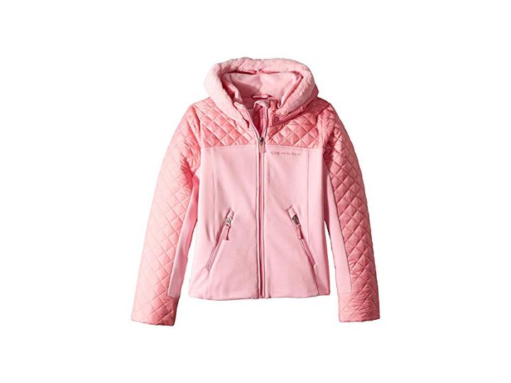 Obermeyer Kids Polonaise Hybrid Jacket (toddler/little Kids/big Kids) (sugar Berry) Girl's Coat