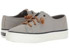 Sperry Sky Sail Canvas (grey) Women's Lace Up Casual Shoes