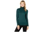 Nic+zoe Every Occasion New Mock Top (emerald) Women's Clothing