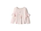 Mud Pie Ruffle Long Sleeve T-shirt (infant/toddler) (pink Otter) Girl's T Shirt