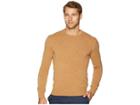 Polo Ralph Lauren Washable Cashmere Crew Neck (rl Brown Heather) Men's Clothing
