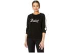 Juicy Couture Sweater Cashmere Juicy Color Block Pullover (pitch Black) Women's Clothing