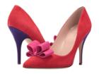Kate Spade New York Latrice (poppy Red/pink Swirl Kid Suede) Women's Slip-on Dress Shoes