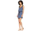 Lilla P Tie Waist Dress (ink Stripe) Women's Dress