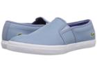 Lacoste Gazon 118 2 (light Blue/dark Purple) Women's Shoes