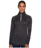 Columbia Outerspaced Iii Half Zip Top (black) Women's Long Sleeve Pullover