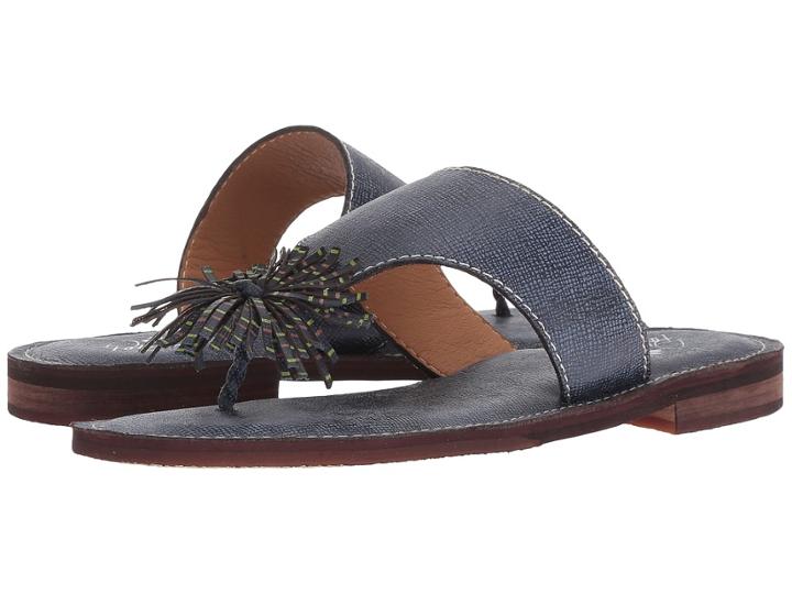 Patricia Nash Franca (medium Blue Denim Leather) Women's Sandals