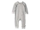 Splendid Littles Raglan Long Sleeve Coverall (inant) (marled Grey) Boy's Jumpsuit & Rompers One Piece