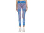 Adidas By Stella Mccartney Yoga Seamless Tights Space Dye Cf4128 (white/dark Callisto/blue) Women's Casual Pants