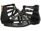 Isola Melara (black/black Cow Quilin/scoop) Women's Sandals